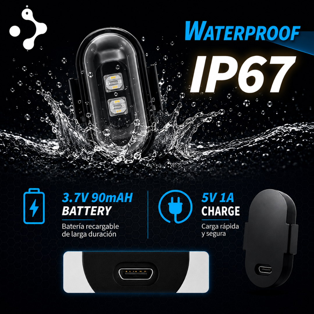 Luces LED Ambientales para Auto con Control Remoto