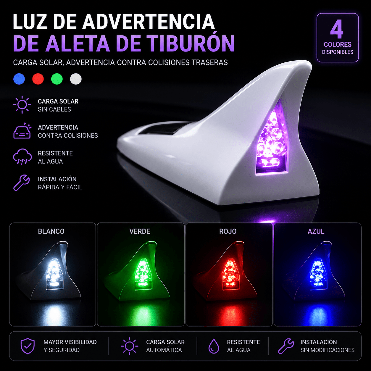 Aleta de Tiburón Universal - HB electrónica