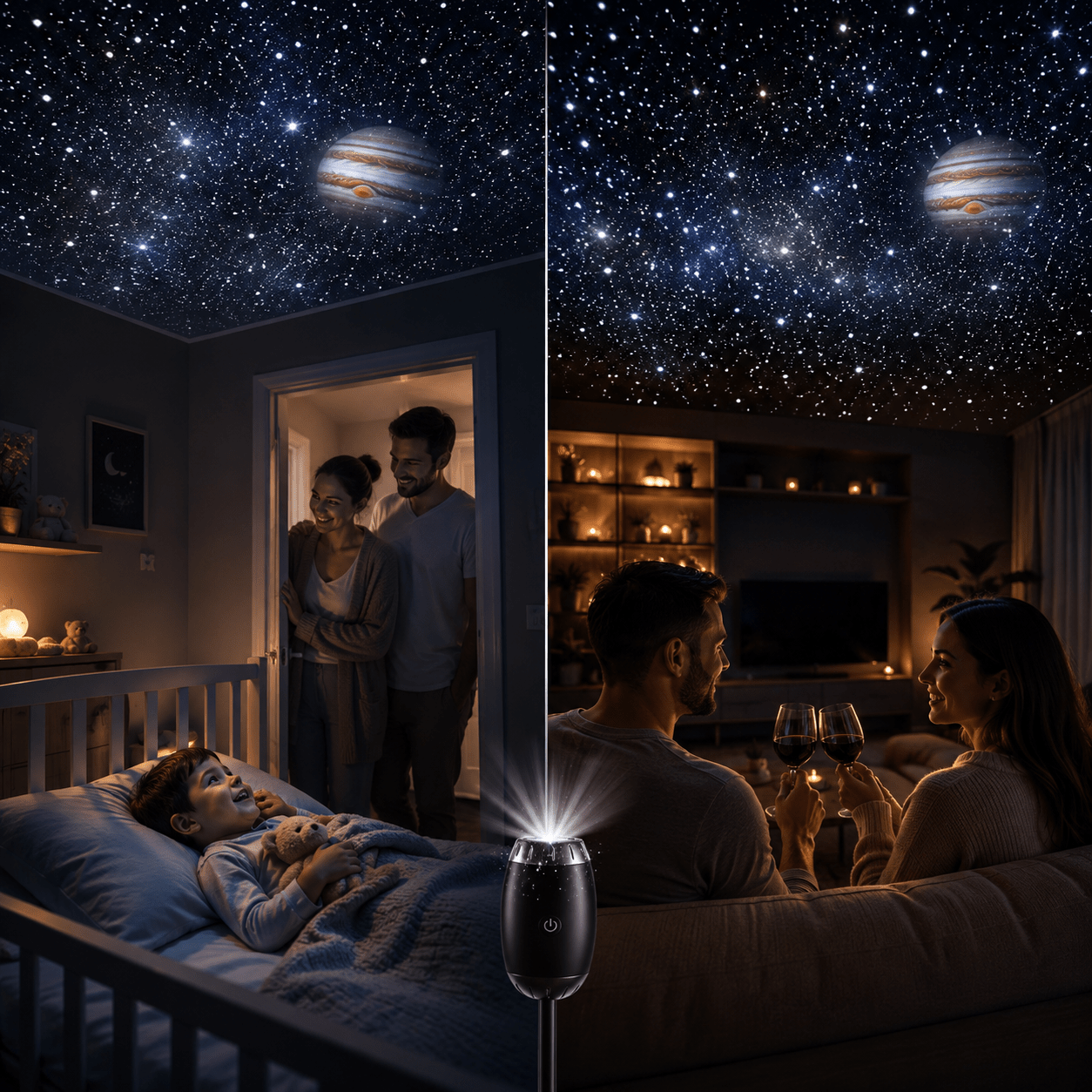 ⭐ Proyector de Estrellas y Galaxia LED - HB electrónica